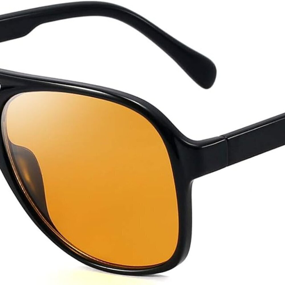 Retro Aviator Sunglasses Unisex Vintage Square 70s 80s UV400 Protection